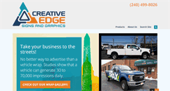 Desktop Screenshot of creativeedgesigns.com